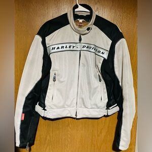 Harley Davidson Women's Motorcycle Riding Jacket Shoulder & Elbow Pads Medium